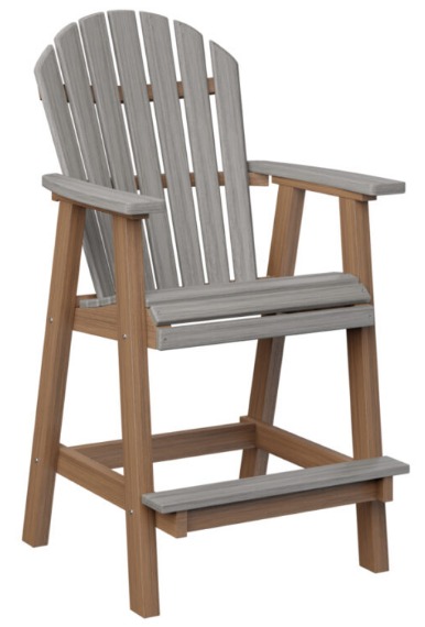 Berlin Gardens Comfo-Back Bar Chair (Natural Finish)